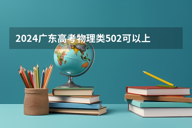 2024广东高考物理类502可以上什么大学预测