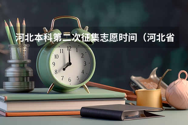 河北本科第二次征集志愿时间（河北省专科志愿填报时间）