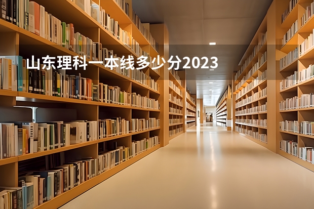 山东理科一本线多少分2023