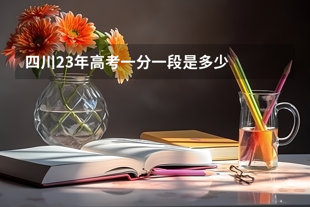 四川23年高考一分一段是多少