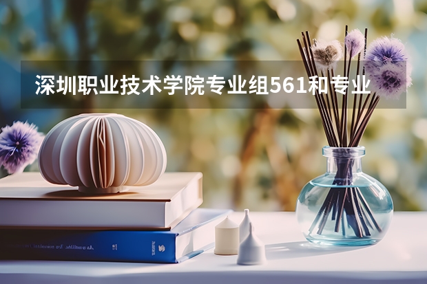 深圳职业技术学院专业组561和专业组562有什么区别