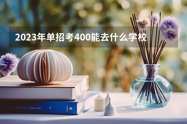 2023年单招考400能去什么学校？