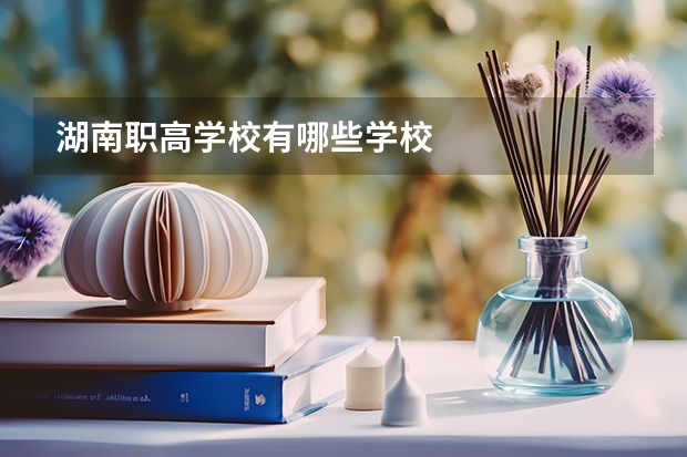 湖南职高学校有哪些学校