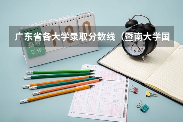 广东省各大学录取分数线（暨南大学国际本科分数线）