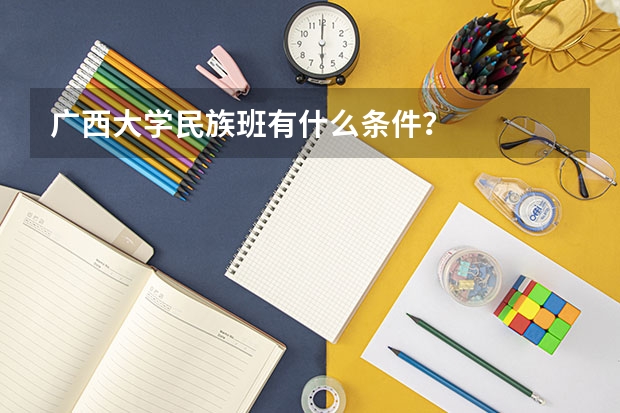 广西大学民族班有什么条件？