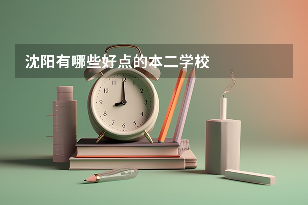 沈阳有哪些好点的本二学校