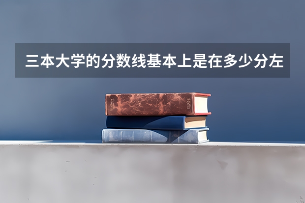 三本大学的分数线基本上是在多少分左右？