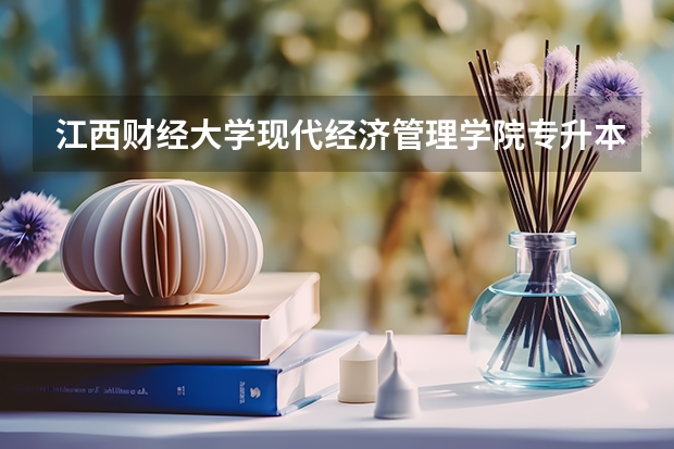 江西财经大学现代经济管理学院专升本分数线多少?