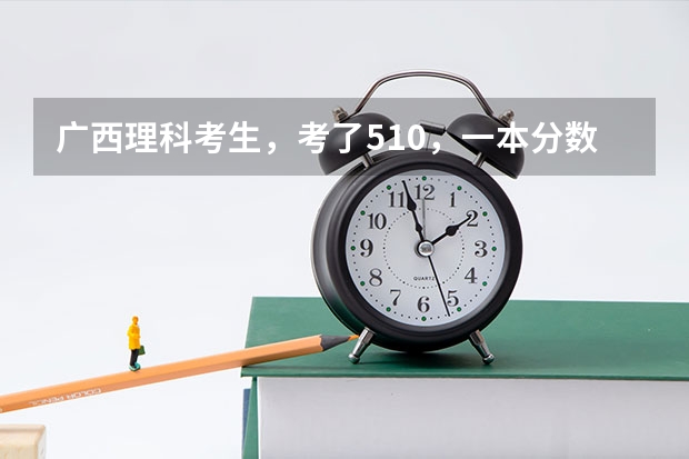 广西理科考生，考了510，一本分数线是506，想读会计专业，不知应如何选取哪所高校呢？