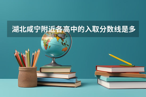 湖北咸宁附近各高中的入取分数线是多少？？