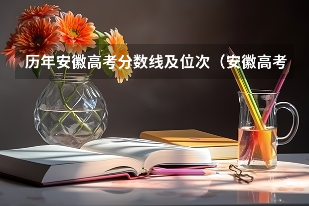 历年安徽高考分数线及位次（安徽高考分数线2023年公布）