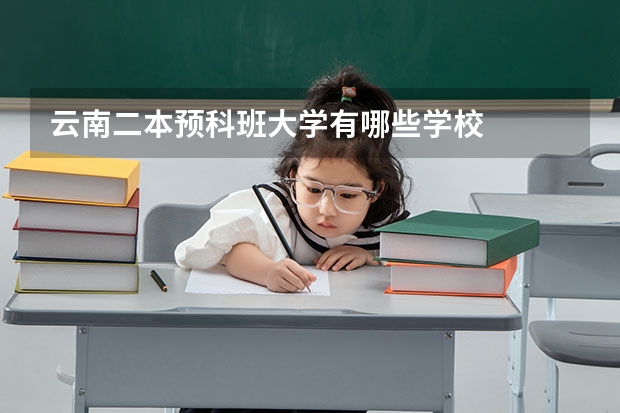 云南二本预科班大学有哪些学校