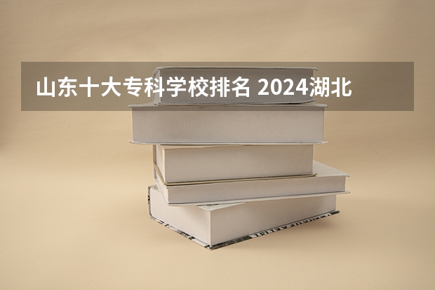 山东十大专科学校排名 2024湖北高职高专院校排名前十