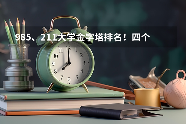 985、211大学金字塔排名！四个方阵八个星级，哪些高校排名靠前？