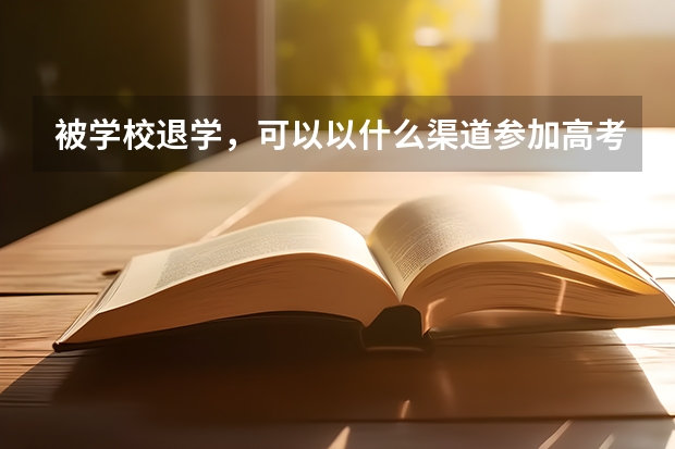 被学校退学，可以以什么渠道参加高考？