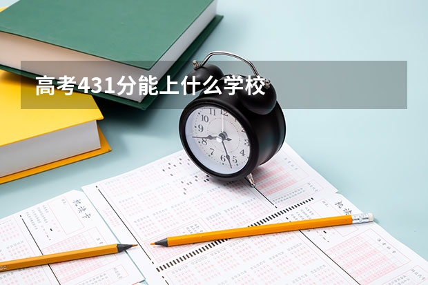 高考431分能上什么学校