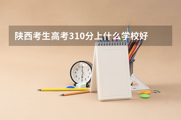 陕西考生高考310分上什么学校好