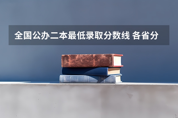 全国公办二本最低录取分数线 各省分数整理（铜仁学院理科二本分数线）