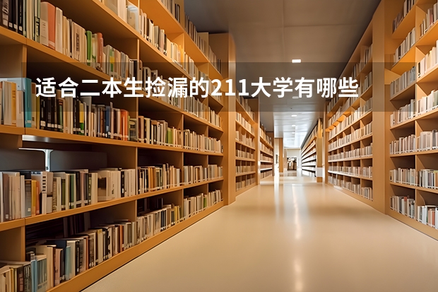 适合二本生捡漏的211大学有哪些