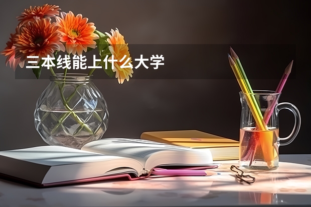 三本线能上什么大学