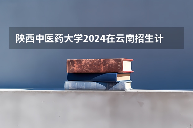 陕西中医药大学2024在云南招生计划