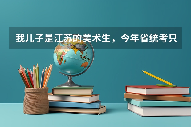 我儿子是江苏的美术生，今年省统考只考了161分，刚过本科线155分他应该怎么选择学校