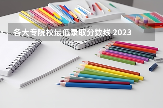 各大专院校最低录取分数线 2023专科最低投档线