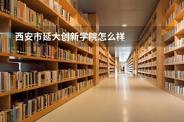 西安市延大创新学院怎么样