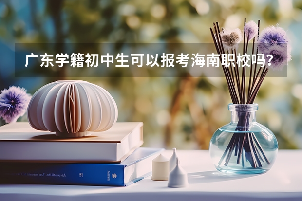 广东学籍初中生可以报考海南职校吗？