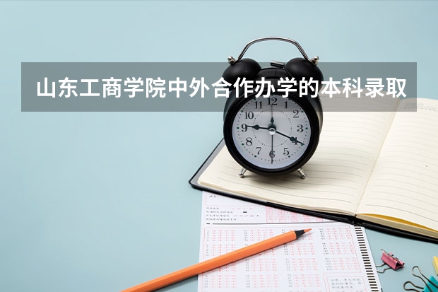 山东工商学院中外合作办学的本科录取分数线550分能上吗