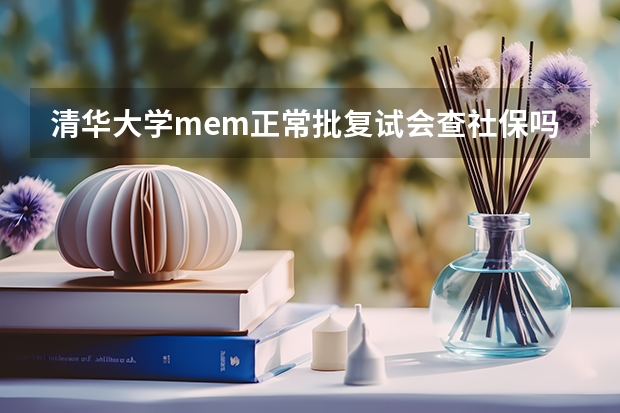 清华大学mem正常批复试会查社保吗?