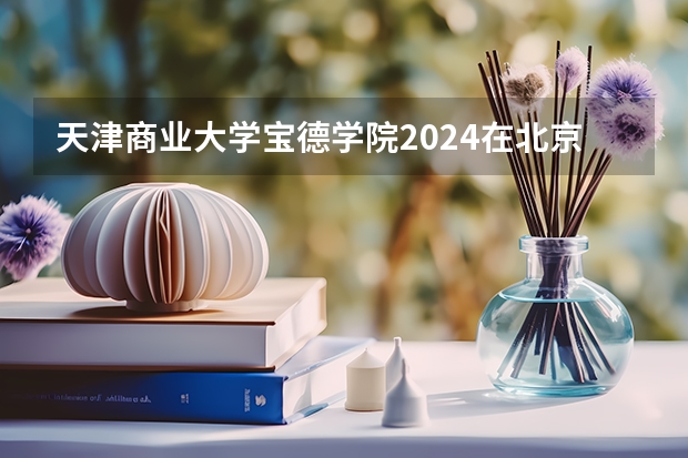 天津商业大学宝德学院2024在北京招生计划