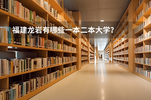 福建龙岩有哪些一本二本大学？