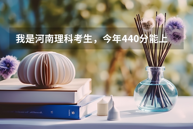 我是河南理科考生，今年440分能上什么大学